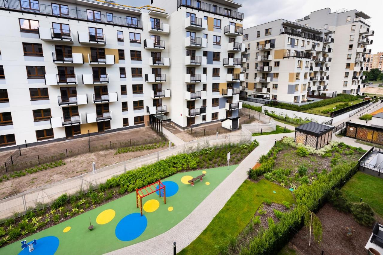 Saska Kepa Bright Apartament Varşovia Exterior foto